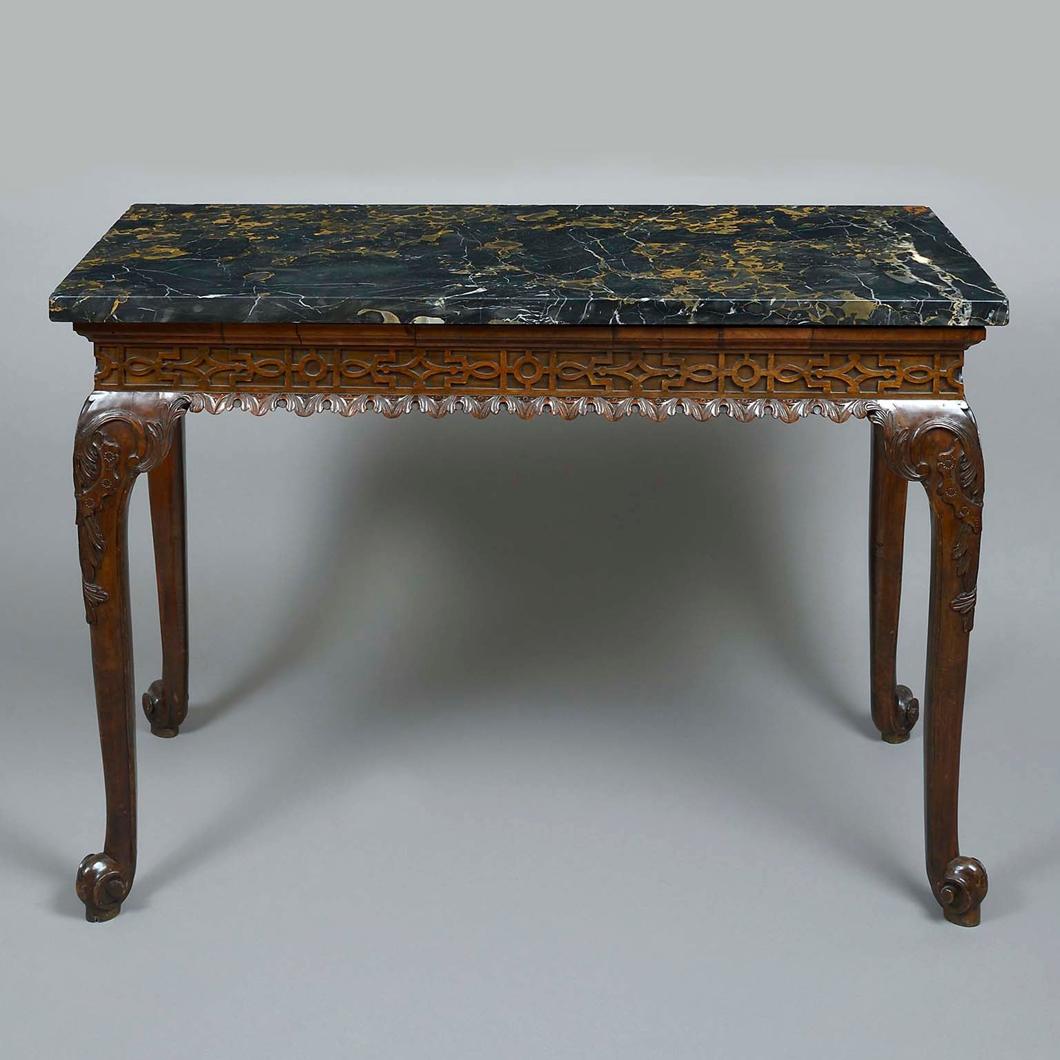 Chippendale Period Walnut Side Table